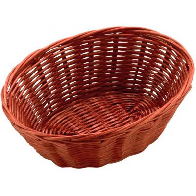 531012 Кошик овальний  18х13х6,5 см, темно-коричневий