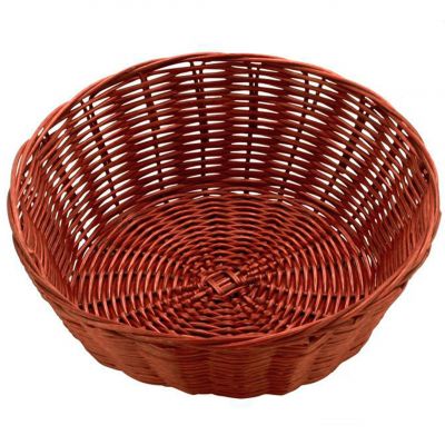 531024 Кошик круглий 20х7 см, темно-коричневий