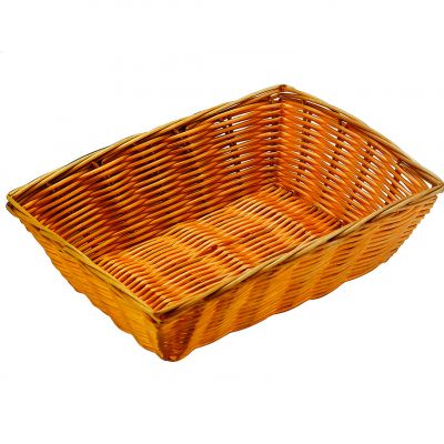 531181 Кошик прямокутний 40,5х28,5х8 см, світло-коричневий