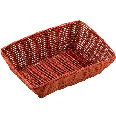 531182 Кошик прямокутний 40,5х28,5х8 см, темно-коричневий