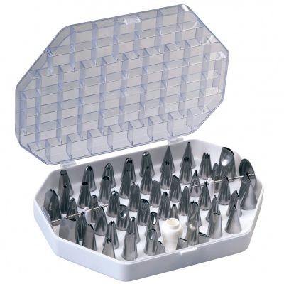 BOS 52 Набір кондитерських насадок н/ж 52 шт.