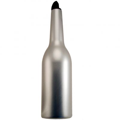 F001MS Пляшка для флейрінгу 750 мл, колір срібний