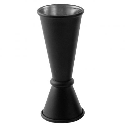 J010B Джигер чорний матовий 15/30 мл, сталь 18/10