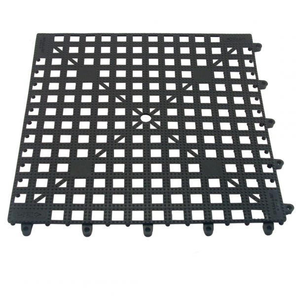 TPBLK Барний килимок 33x33 см, колір чорний