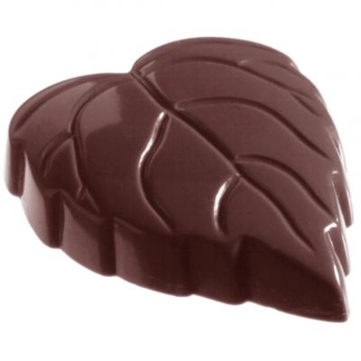 1104 CW Форма для шоколаду "Листок" 40x35x10 мм, 21 шт. x 10 г