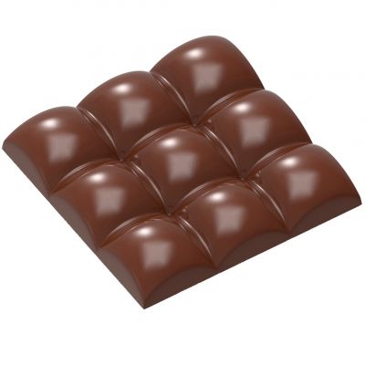 1898 CW Форма для шоколаду "Плитка сфера " 79,55x79,55x13,45 мм, 3 шт. x 77,5 г