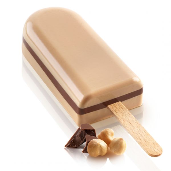 GEL12 CREMINO Набір для морозива на паличці 45x92 h23 мм (2 форми 6х80 мл+1 таця 30х40 мм+50 паличок