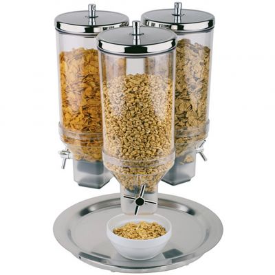 11970 Диспенсер для мюслі потрійний 3х4,5 л