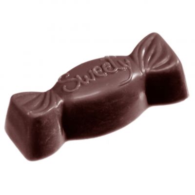 1363 CW Форма для шоколаду "цукерка" 49х19 мм h 14 мм, 3х7 шт./11 г