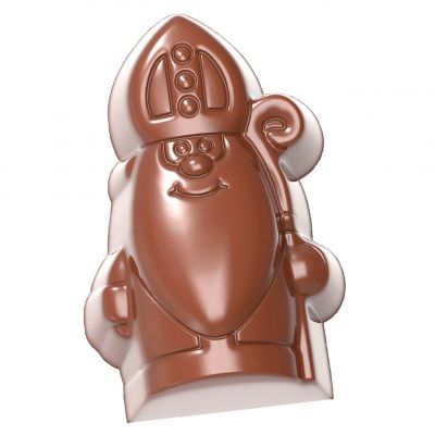 1870 CW Форма для шоколаду "святий Миколай" 40x25х18 мм, 3х7  шт./10,5 г