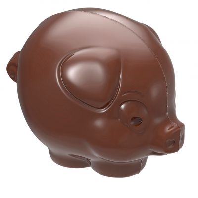 1938 CW Форма для шоколаду "Порося" 37,5x30x12 мм, 7,5 г x 14 шт.