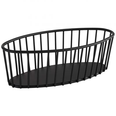 30412 Корзина овальна металева 10х21 см, h-7 см