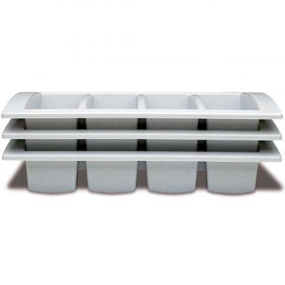 41128 Лоток для столових приборів 530х325 мм, h 100  мм