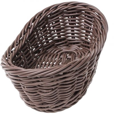 521509 Кошик овальний 190х130х70 мм темно-коричневий