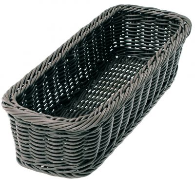 522210 Кошик прямокутний 280х110х70 мм чорний