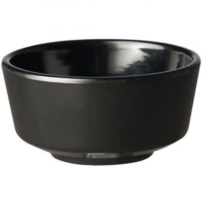 83905 Салатник меламіновий чорний d-13 см, h-6,5 см
