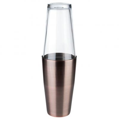 93325 Шейкер "Boston" 0,7 л, колір - мідний антик