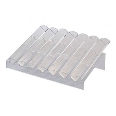 AGO5701 Підставка для макаронс d 45 мм на 7 відділень прозора, 46х33 h 14,5 см