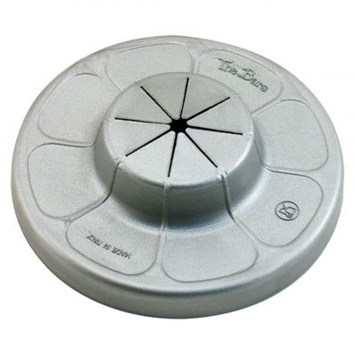 B007MS Кришка для чашки d 105 мм, колір срібний, каучук