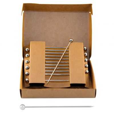 C008B Шпажки коктейльні "кулька" 100 мм, сталь 18/10