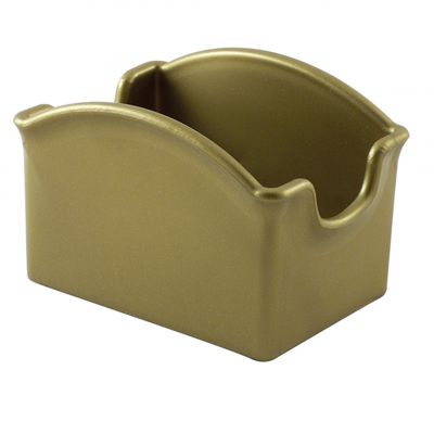 C010MG Підставка для цукру та чаю  8x5,5x4 см, колір золотий