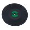 D005G Костер "LP Disk" d 100 мм,колір чорний з зеленою вставкою, каучук