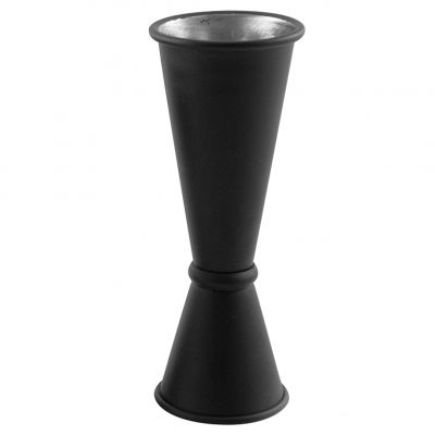 J012B Джигер чорний матовий 15/30/45/60 мл, сталь 18/10