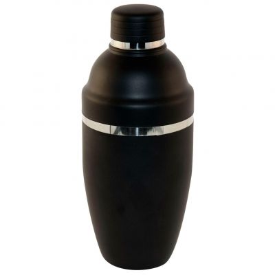 TIN06SB Шейкер чорний матовий 500 мл, сталь 18/10