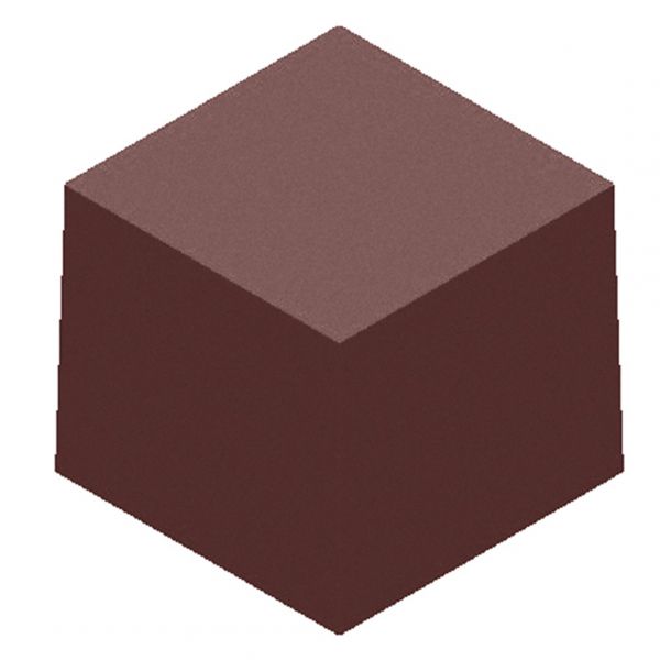 1000L20 Форма для шоколаду "Блок"  23x23x20 мм, 12 г х 18 шт.
