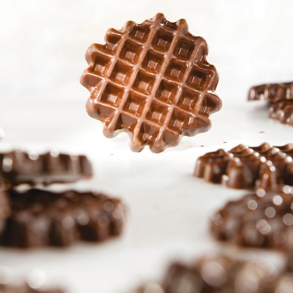 1626 CW Форма для шоколаду "Бельгійскі вафлі" 42x42x6,15 мм, 7,1 г