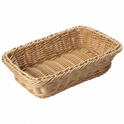 521307 Кошик прямокутний 264х162х65 мм світло-коричневий