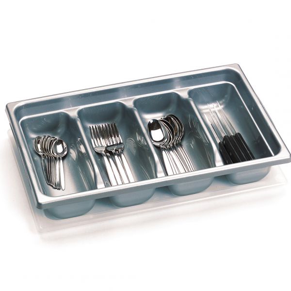 86-GRI Лоток для столових приборів сірий 32,5х53хh9,5 см