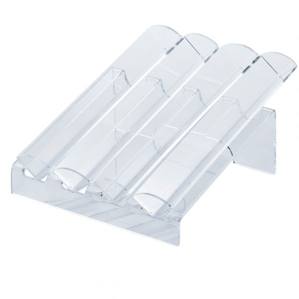 AG05601 Підставка для макаронс d 45 мм на 4 відділення прозора, 27х33 h 14,5 см