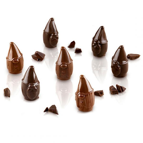 SCG056 Форма силіконова "новорічні гноми" 10 мл x15 шт.