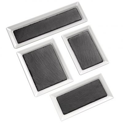 83433 Блюдо для викладки меламінове біле GN 2/4 530х162 мм