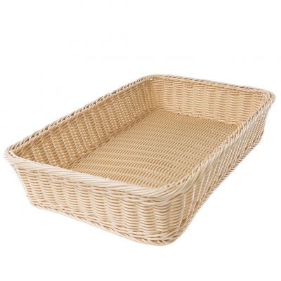 522007 Кошик прямокутний 530х315х90 мм світло-коричневий