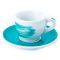 35112 Чашка espresso 75 мл Green stroke B "Verona Millecolori Hand Painted Brush stroke B Green with