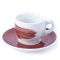 35116 Чашка espresso 75 мл Brown stroke B "Verona Millecolori Hand Painted Brush stroke B Brown with