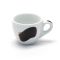 35184 Чашка espresso 75 мл Black stroke A "Verona Millecolori Hand Painted Single Brush stroke A Bla