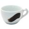 35192 Чашка cappuccino 180 мл Black stroke A "Verona Millecolori Hand Painted Brush stroke A with ha