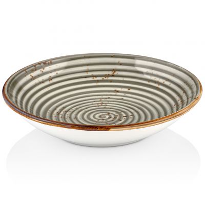 HA-SP-FL-21-CK Тарілка глибока 21 см (800 мл), колір cірий (Supreme), серія "Harmony"