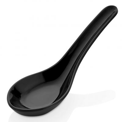 13015.BL Ложка для компліменту чорна