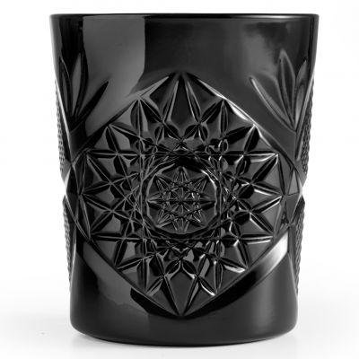 300062 Склянка низька чорна DOF 355 мл серія "Hobstar Black"