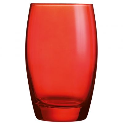 J8493 Склянка висока 350 мл серія "Salto color studio" червона