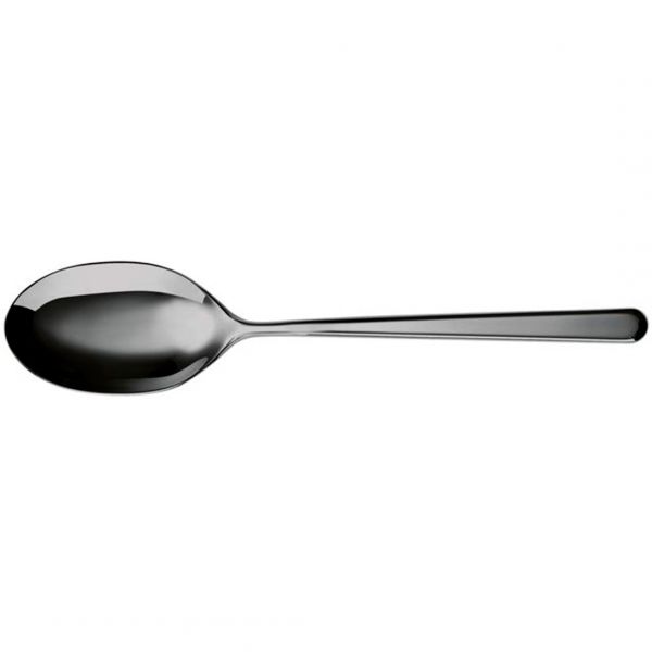 52713B25 Ложка десертна PVD Black "Linear"