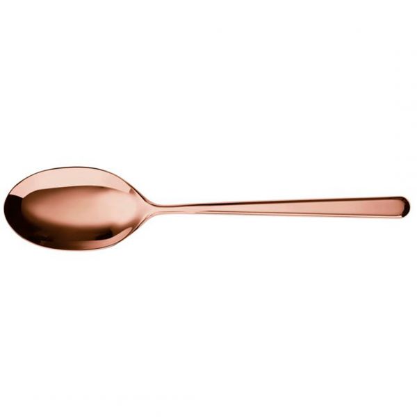 52713C25 Ложка десертна PVD Copper "Linear"