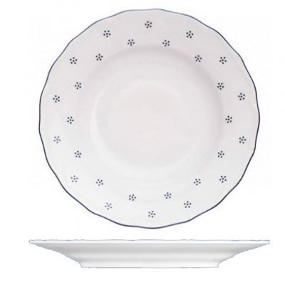 VER2125-D9417 Тарілка кругла 25 см серія "Verona"