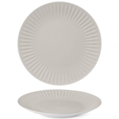 RIB2127-X9245 Тарілка кругла 27 см, колір Jasmine, серія "Ribby color"