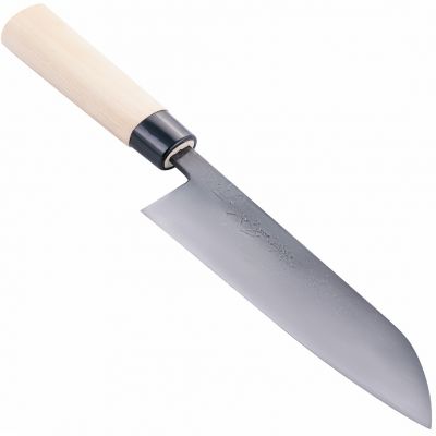 30568 Ніж з одностороннім заточуванням Santoku black 165 мм серія "KANEYOSHI"