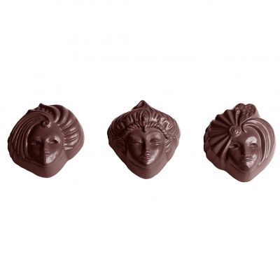 1501 CW Форма для шоколаду "Маска" 39x35x13 мм
